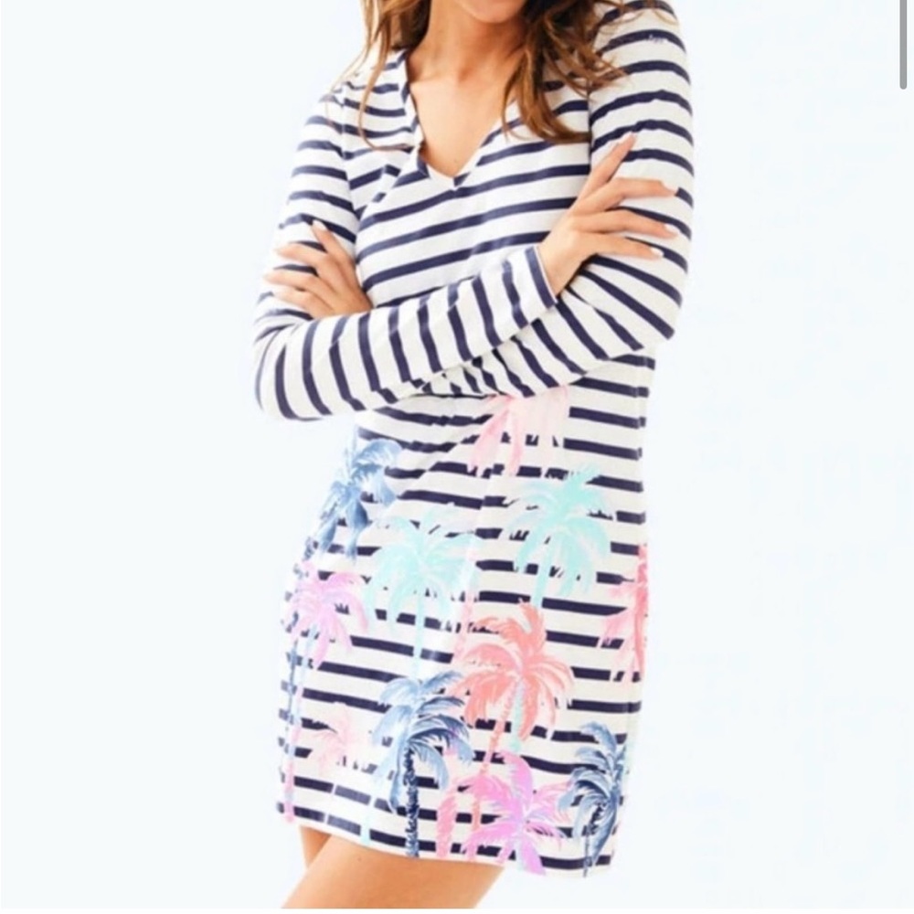LILLY PULITZER Beacon Dress | Striped Desert Palm, XS